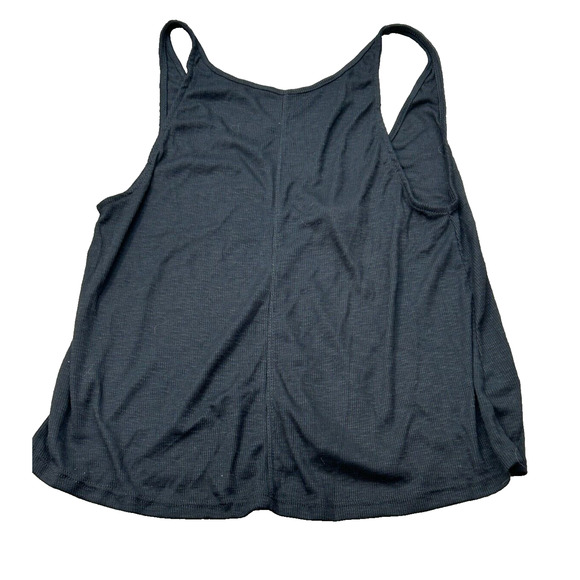 Free People Sleek N’ Easy Tank Top Sleeveless V-Neck Classic Fit Black Small - Picture 1 of 8